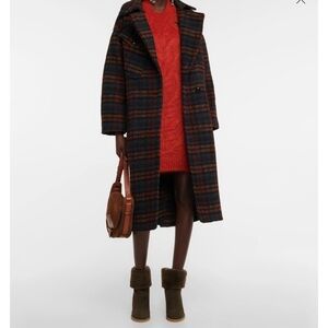 BNIB Isabel marant totam shearling bootie wedge boot